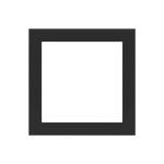 Рамка 1х 60x60 FF/Linea71 Fenix Black Ingo EKINEX, EK-PQS-FNI