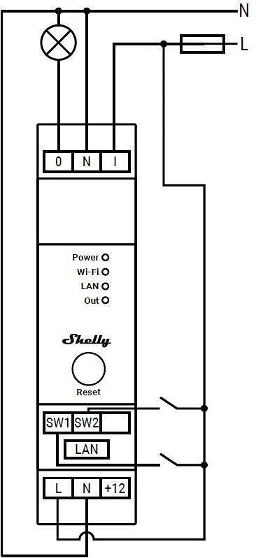 Импулсно Smart реле 1х On/Off 16A с мерител за DIN монтаж Shelly PRO 1PM - 268018