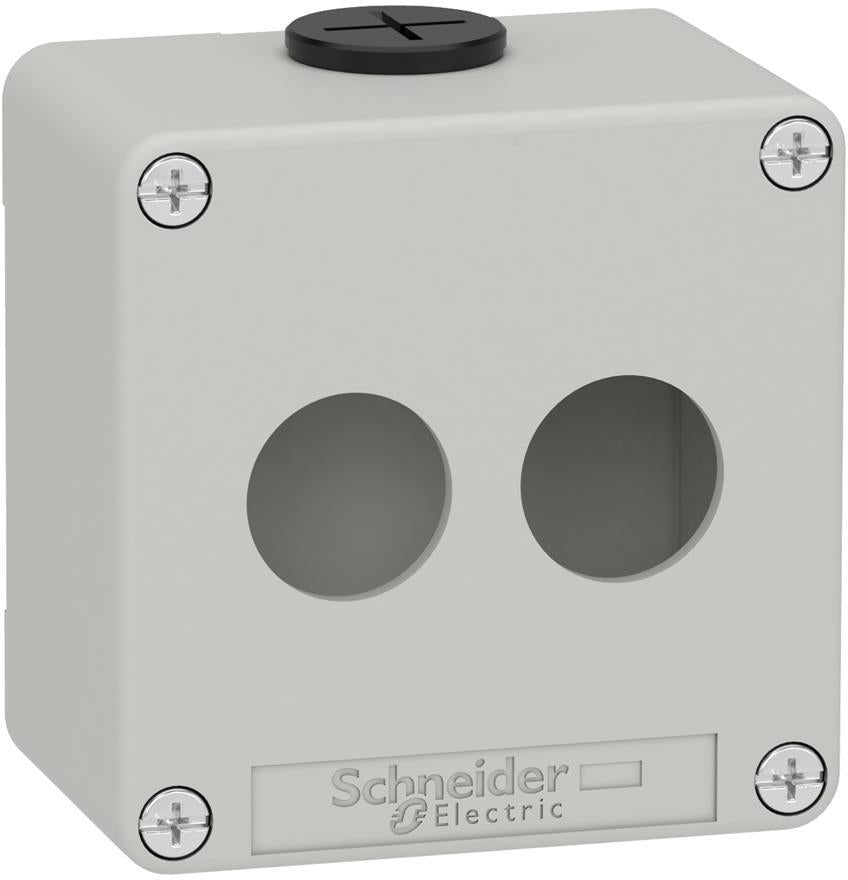 Бутониера празна с 2 отвора Ø22mm метална SE, SCHNEIDER ELECTRIC НИСКО НАПРЕЖЕНИЕ, XAPD1202