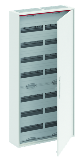 Табло за открит монтаж ComfortLine 7х24мод. CA27V с плътна метална врата IP44 и Н и РЕ клеми ABB, 2CPX052188R9999