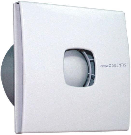 Вентилатор SILENTIS10 ф100мм, цвят Бял, 98м3/ч, 15W, 37dB комплект с клапа CATA - C01070000