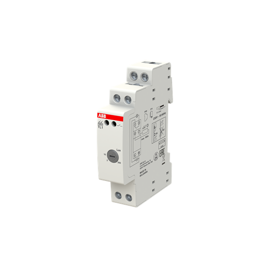 Датчик за осветеност TL1, за DIN монтаж, 1000W, комплект с фотоклетка TLs IP54, ABB, 2CSM229921R1341