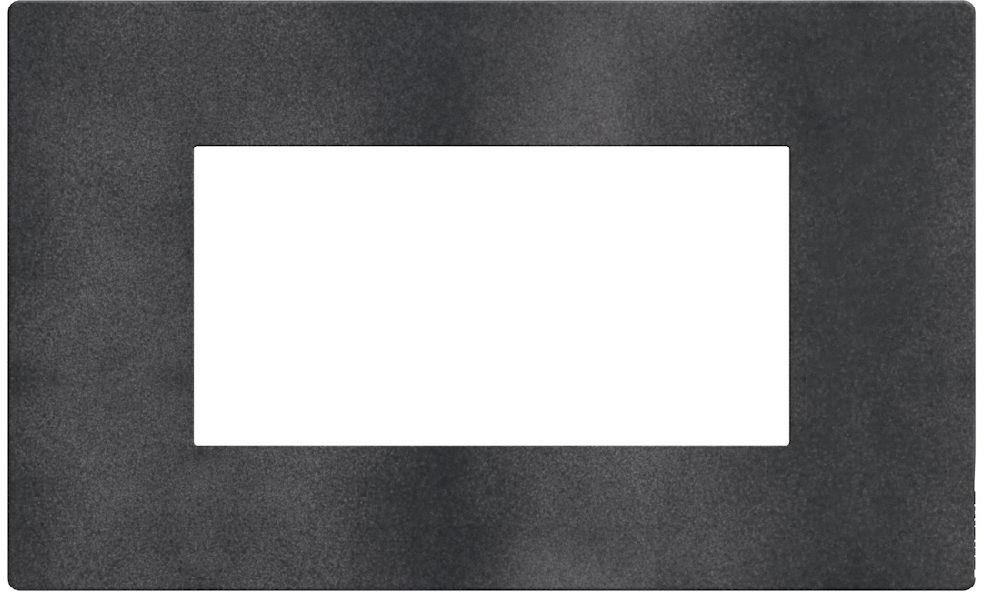 Рамка 4 мод. цвят Сив меланж (Dark Grey) Light Now Bticino, BTICINO, YA4804DS