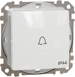 Бутон със символ "звънец" IP44 цвят Бял Sedna SE, SCHNEIDER ELECTRIC, SDD211131