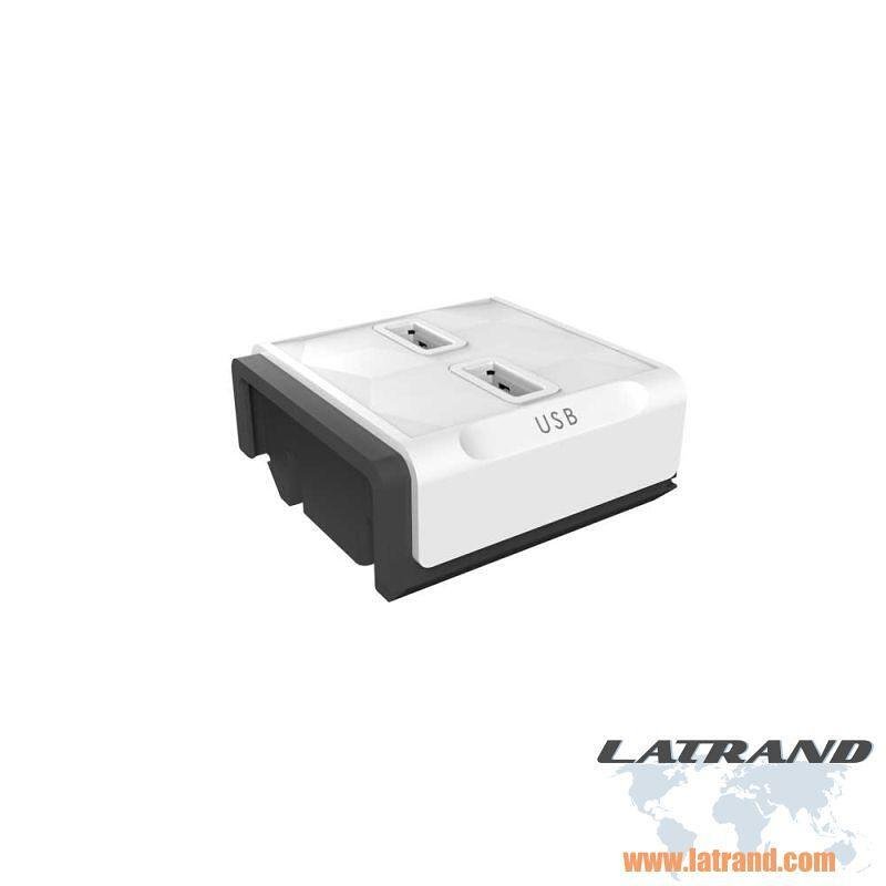 Allocacoc USB зарядно устройство, PowerStrip PDU 2X USB, 10096/MDUSB2