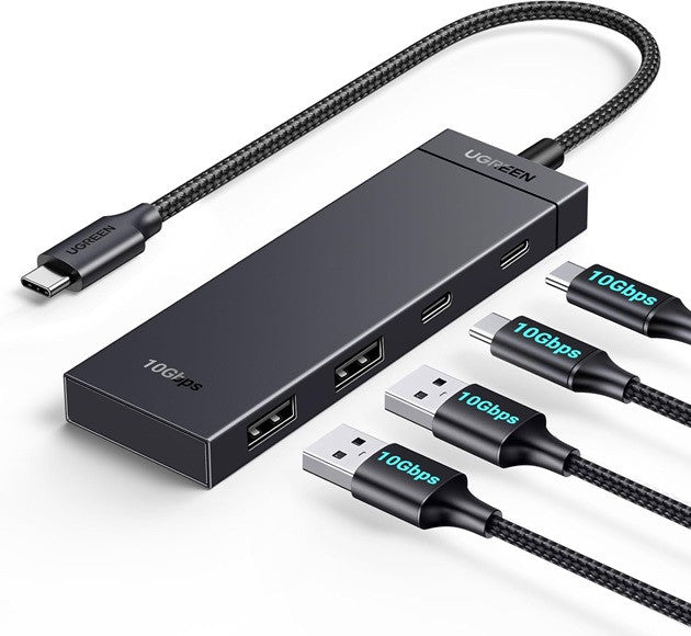 ХЪБ 2xUSB3.0A,2xUSB-C 3.2,INPUT USB-C CМ806 UGREEN