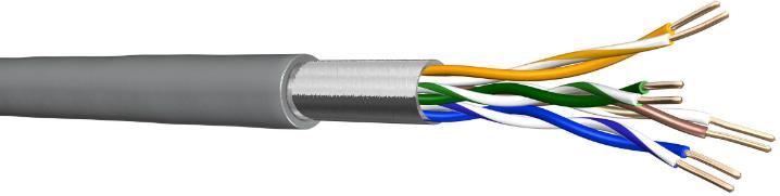 Кабел Cat.5e F/UTP PVC Eca сив – 500m UC300 Draka, DRAKA, PG60011258