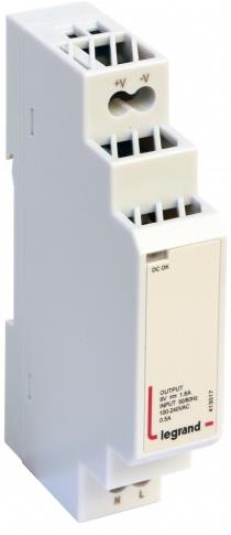 Захранващ блок 1P In:85...264Vac Out:9Vdc 0.48A, 1DIN, Legrand, LEGRAND НИСКО НАПРЕЖЕНИЕ, 413017