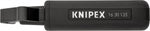 Кабелен нож, за изолация Ø6-29мм, черна ръкохватка 135мм, с фиксатор, Knipex - K1630135SB