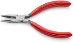 Клещи резачки с остър връх, червена ръкохватка 125мм, Knipex - K2501125