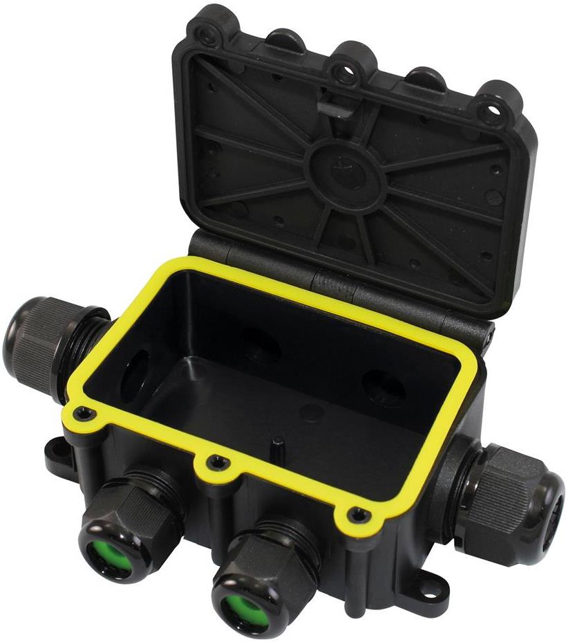 Разклонителна кутия 135x100x40мм IP68, с 6 щуцера Commel, COMMEL, C365-925