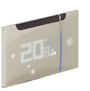 Термостат Smarther AC с вградено Wi-FI за вграден монтаж КРЕМ Bticino with Netatmo, NETATMO с LEGRAND & BTICINO, XM8003