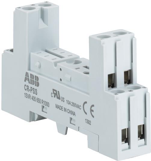 Основа CR-PSS изолирана с цокъл за интерфейсно реле CR-P ABB, 1SVR405650R1000