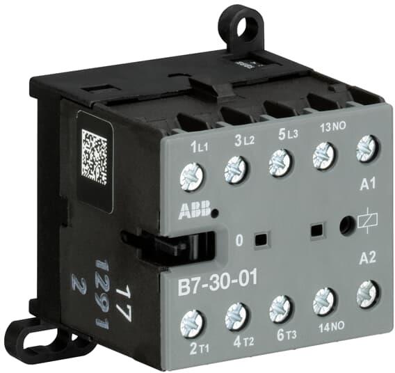 Контактор B7-30-01 3P 5.5kW (16A AC-3) 1NC 230V 50/60Hz ABB, GJL1311001R8010