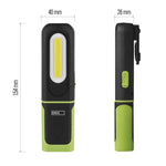 Работна лампа 330lm 45м 3ч зареждаема 1200mAh пластмаса IP43 EMOS, P4537