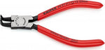 Зегер клещи под ъгъл 90°, Ø12-25мм, червена ръкохватка 130мм, Knipex - K4421J11