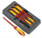 Комплект с 6 бр. отвертки VDE 1000V - 4х шлиц и 2х PH, Knipex - K002012V01