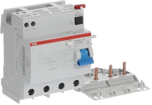 ДТЗ модул DDA204 4P 63A 30mA тип AC 4 мод. ABB, 2CSB204001R1630