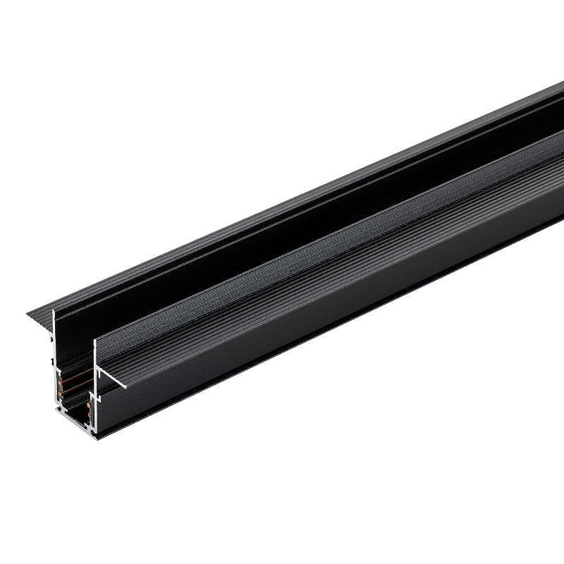 Магнитна релса за вътрешен монтаж M-LINE, черна, 1м, DPM, MTL-R-1-B