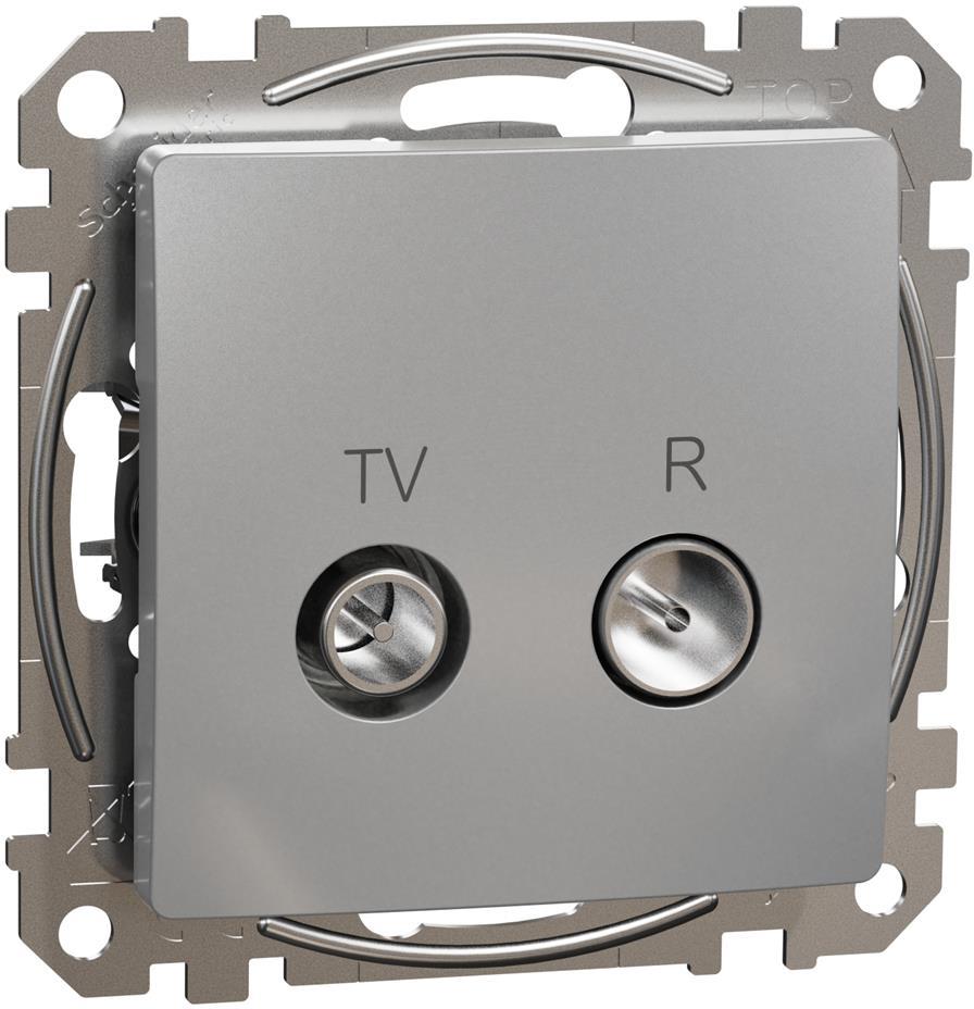 Розетка TV+FM цвят Алуминий Sedna SE, SCHNEIDER ELECTRIC, SDD113471R