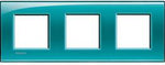 Рамка 3х2 првоъгълна Green LL Bticino , BTICINO, LNA4802M3VD