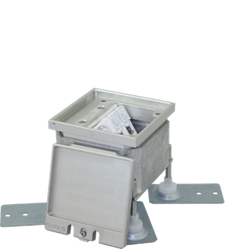 Подова кутия алуминиева, 119х119х83мм, 4 мод., 20kN IP65 Fonto 4308 Gifas