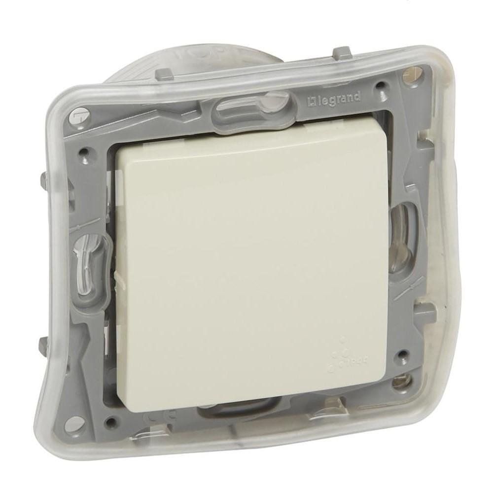Девиаторен ключ противовлаажен IP44 цвят крем Niloe Legrand - 764614