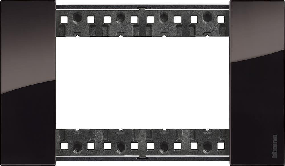 Декоративна рамка, италиански стандарт 4 мод. цвят Нощ (Night) Living Now Bticino KA4804DG