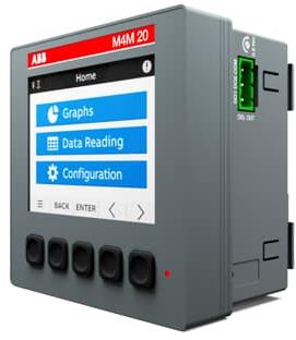 Мрежов анализатор за ИНДИРЕКТНО мерене на ел. енергия M4M 20 E, Modbus, за панелен монтаж, ABB, 2CSG204471R4051
