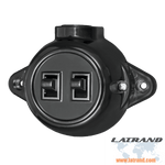 ATRA - Сериен ключ 10A открит монтаж IP21 черен - 5119, АТРА
