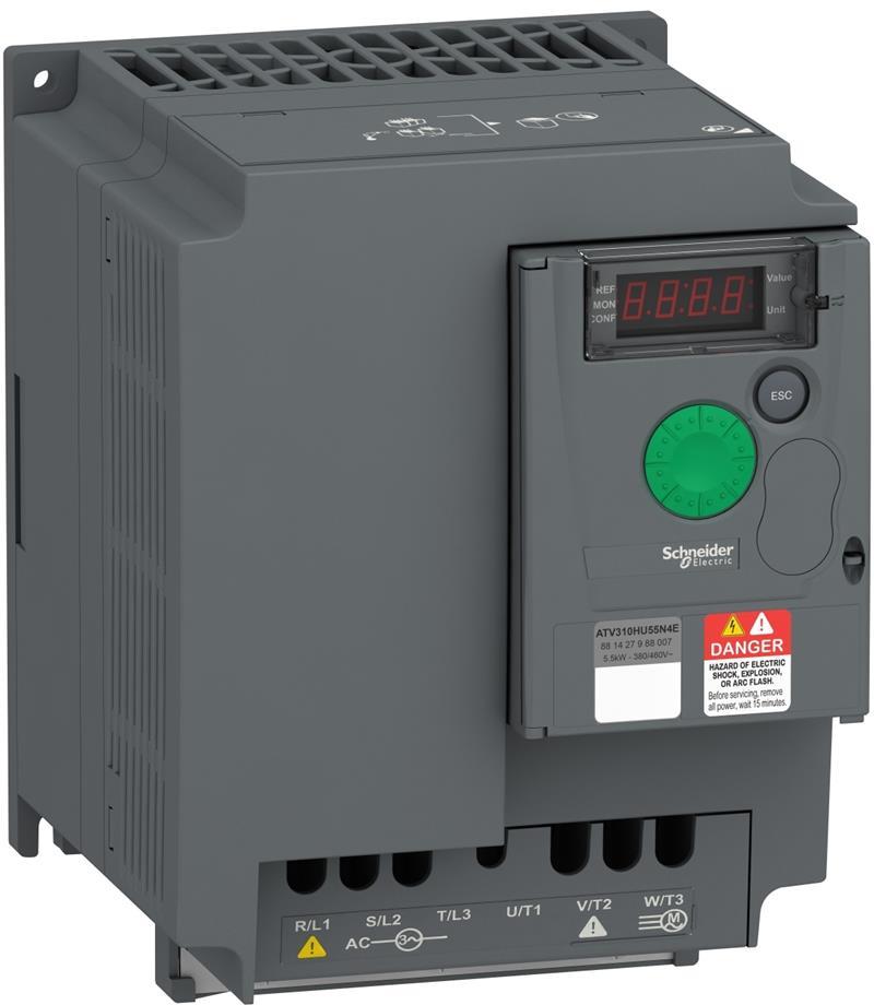 Честотен регулатор 3P 5.5kW ATV310 380...460V IP20 SE, SCHNEIDER ELECTRIC НИСКО НАПРЕЖЕНИЕ, ATV310HU55N4E