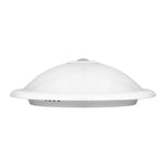 Плафон Virone CL/2xE27R-2 със сензор за движение и светлина, 2x LED крушки E27 10W 4000K включени, поликарбонатен дифузер, Бял, 300x96,8 мм