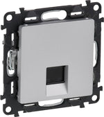 Розетка RJ45 cat.6 UTP цвят алуминий Valena Life Legrand, LEGRAND, 753342