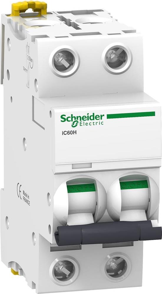Автоматичен прекъсвач Acti 9 iC60H 2P 4A крива C 10kA SE, SCHNEIDER ELECTRIC НИСКО НАПРЕЖЕНИЕ, A9F84204