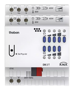 Димер универсален с ръчно управление DM2T 2х 400VA 4DIN KNX Theben, 4940270