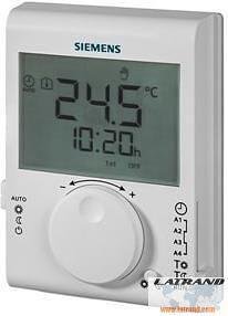 Термостат за отопление 5…30 °C с LCD дисплей и дневен таймер, с батерия, Siemens - RDJ100
