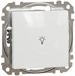 Бутон със символ "лампа" цвят Бял Sedna SE, SCHNEIDER ELECTRIC, SDD111132