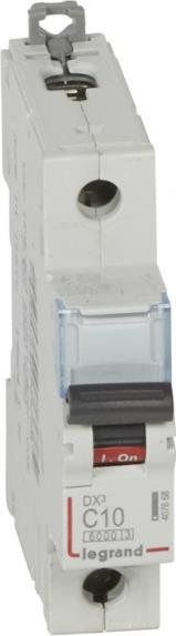 Автоматичен прекъсвач DX3 1P 10A крива С 6kA Legrand, LEGRAND НИСКО НАПРЕЖЕНИЕ, 407668