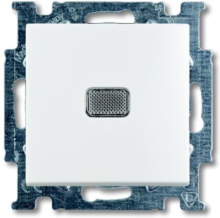 Бутон с възможност за светлинна индикация цвят БЯЛ Basic 55 ABB, 2CKA001413A1081