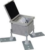 Подова кутия алуминиева, 119х119х83мм, 4 мод., 20kN IP65 Fonto 4290 Gifas