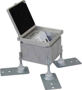 Подова кутия алуминиева, 119х119х83мм, 4 мод., 20kN IP65 Fonto 4290 Gifas