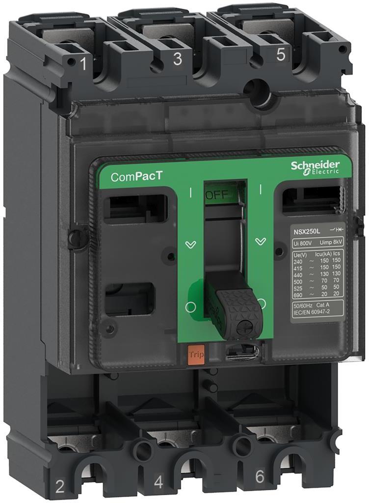 Автомат NSX100F 3P без защита 36kA SE, SCHNEIDER ELECTRIC НИСКО НАПРЕЖЕНИЕ, C10F3