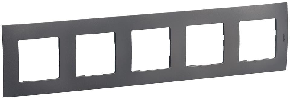 Рамка 5х цвят Сив Niloe New Legrand, LEGRAND, NP115MG