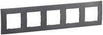 Рамка 5х цвят Сив Niloe New Legrand, LEGRAND, NP115MG