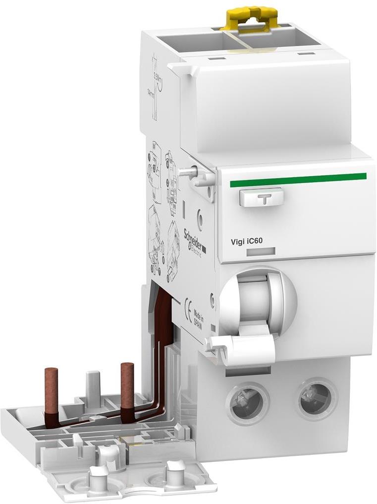 ДТЗ модул Acti 9 Vigi iC60 2P 25A 30mA тип A-SI 6kA 2 мод. SE, SCHNEIDER ELECTRIC НИСКО НАПРЕЖЕНИЕ, A9V61225