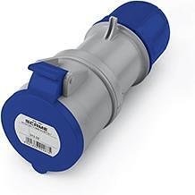 Промишлен подвижен контакт 2P+Е 32A IP54 серия Optima Scame, 313.3243 СИН
