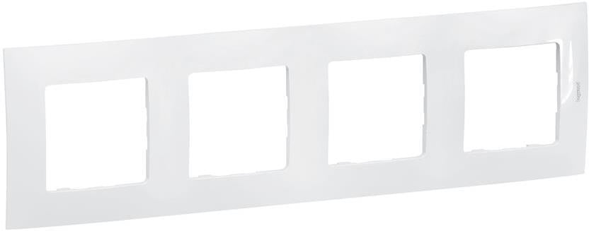 Рамка 4х цвят Бял Niloe New Legrand, LEGRAND, NP114WH