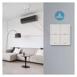 Бутон с 12 функции с батерия бял IP-2004ZW ZigBee GoSmart EMOS