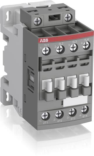 Контактор AF09Z-40-00 4P 4kW (9A AC-3) 24...60V 50/60Hz ABB, 1SBL136201R2100