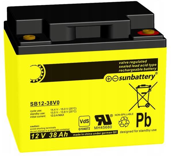Акумулатор VRLA 38Аh/12V VdS SB, HONEYWELL, 018009